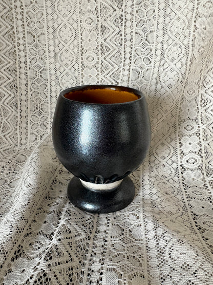 Stardust and Cognac Goblet