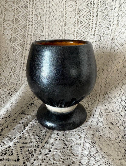 Stardust and Cognac Goblet