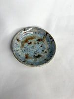 Load image into Gallery viewer, Speckled Blue Trinket Dish Sm
