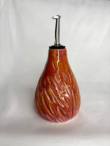 Sunset Carved Oil Bottle
