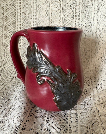 Filigree Mug - Raspberry