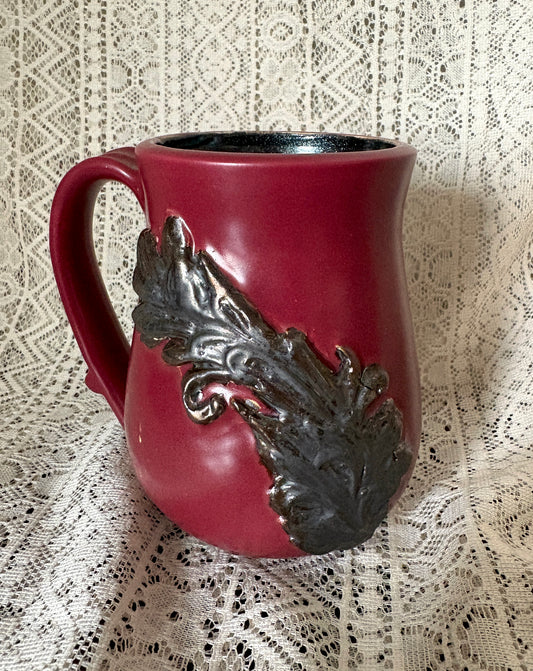 Filigree Mug - Raspberry