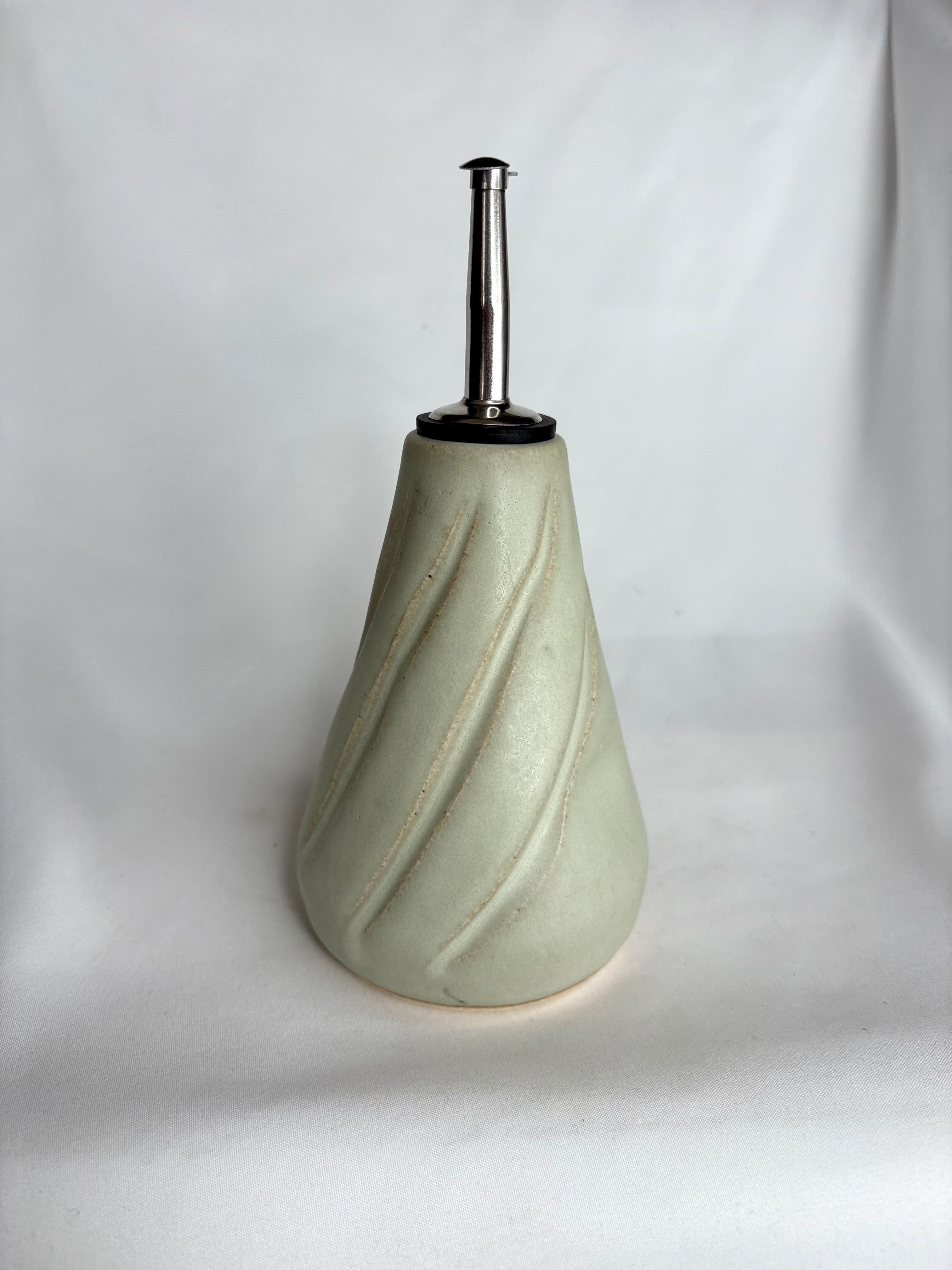 Pistachio Carved Oil Bottle