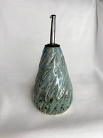 Load image into Gallery viewer, Melting Blue Carved Oil Bottle

