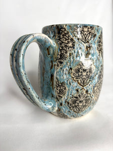 Blue Melt Victorian Mug