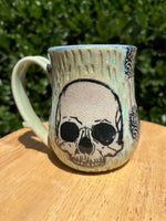 Load image into Gallery viewer, Cerulean Skull Victorian Mug
