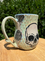 Load image into Gallery viewer, Cerulean Skull Victorian Mug

