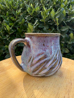 Load image into Gallery viewer, Purple Carved Mug

