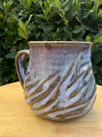 Load image into Gallery viewer, Purple Carved Mug
