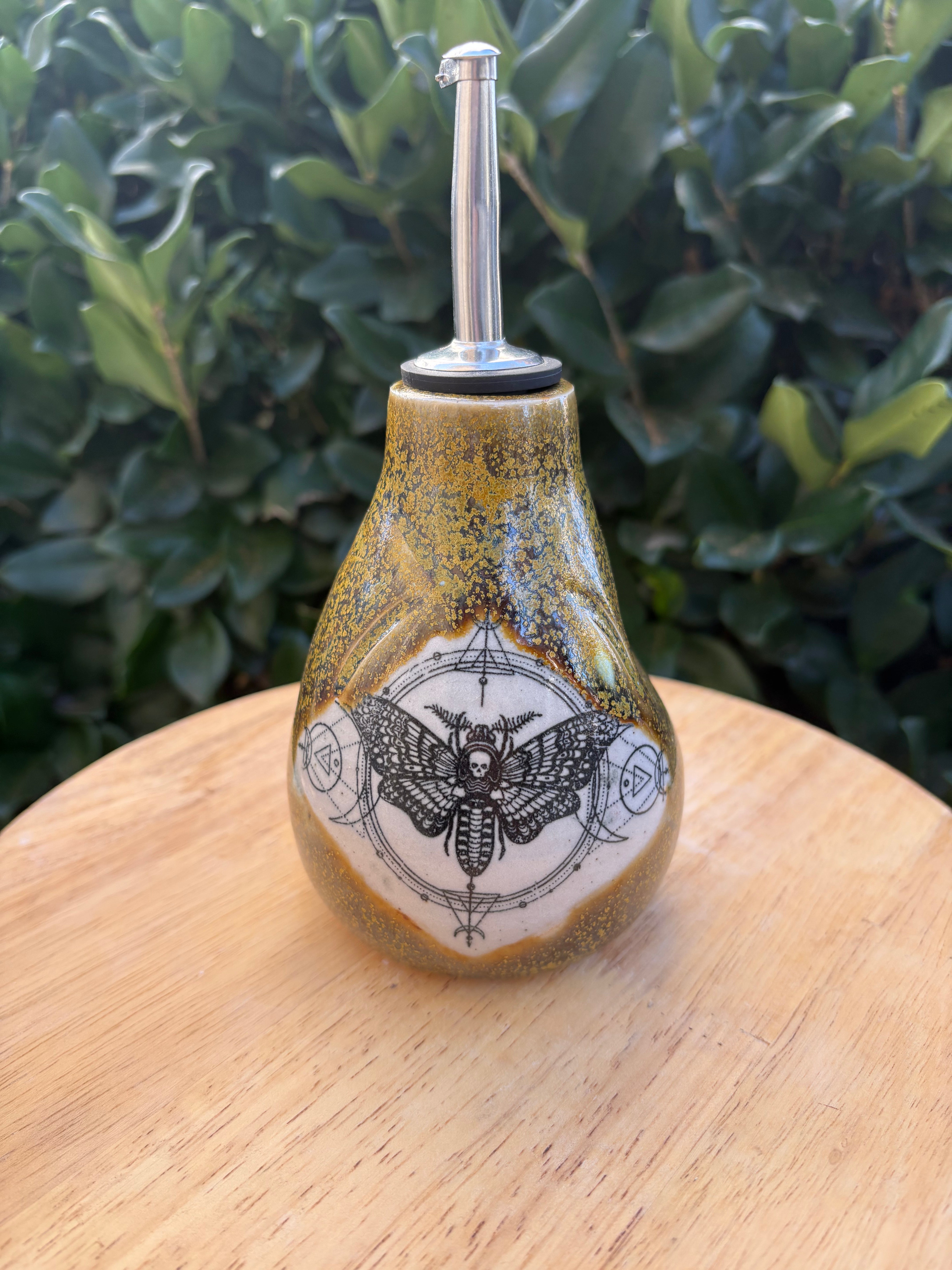 Golden Death Moth Oil Bottle