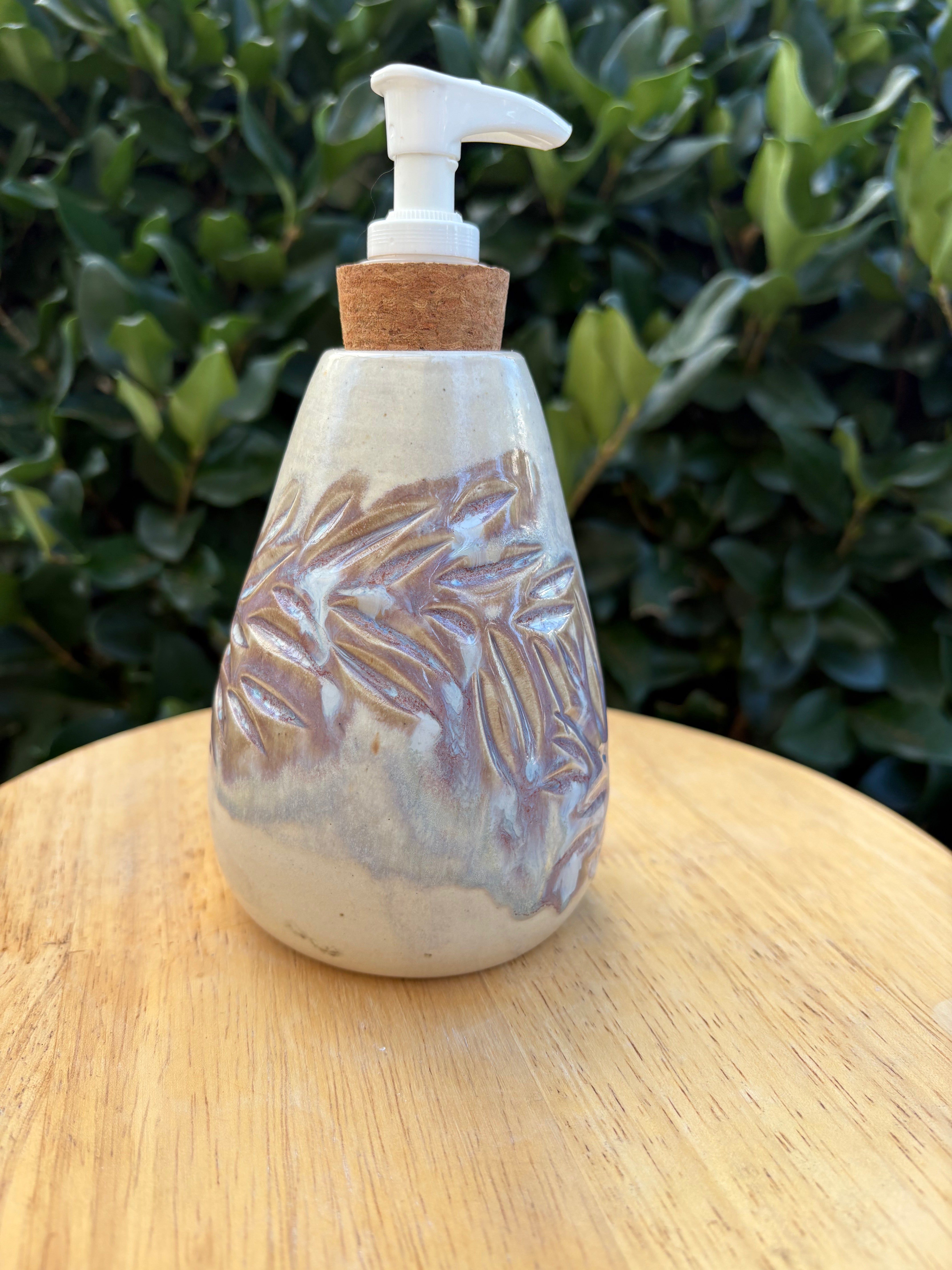 Purple Crystal Soap Dispenser