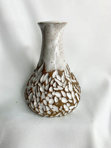 Carved Small Bud Vase