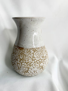 White Lace Vase