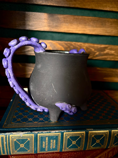 Purple Tentacle Mug (Black Base)