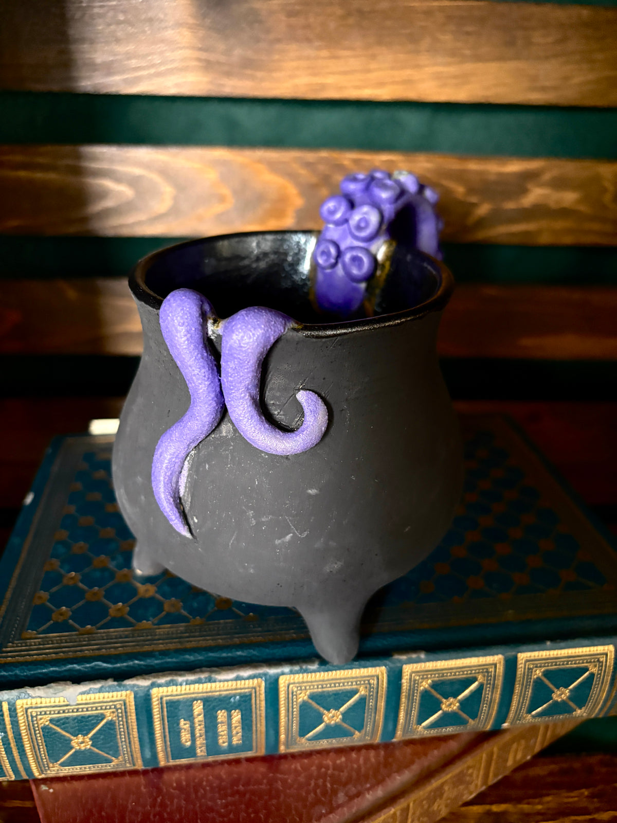 Purple Tentacle Mug (Black Base)