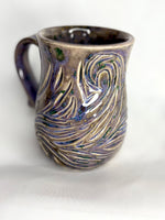 Load image into Gallery viewer, Carved Lavender Dream Mug
