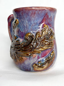 Purple Cascade Filigree Mug